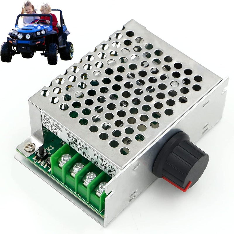 RioRand 8-50V DC Motor Speed Controller for Power Wheel PWM Switch 5A 20A 30A - Image 1